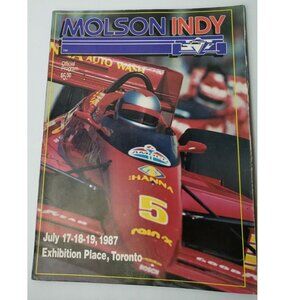 Toronto Molson Indy Program 1987 Racing Indy Vintage